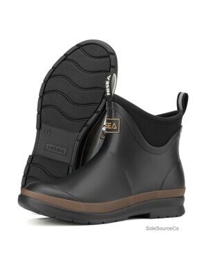 Waterproof Chelsea Rain Boots Non-Slip Rubber Ankle Garden Shoes